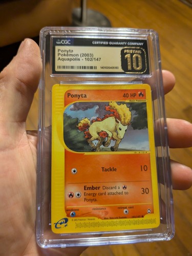 Ponyta graded CGC 10 for sale on eBay