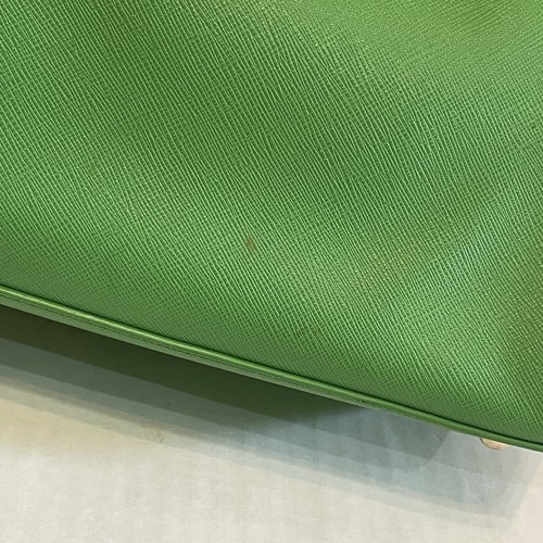The Danbury Mint Green Brown Zip Close Women’s Shoulder Tote Bag Purse - Picture 5 of 9