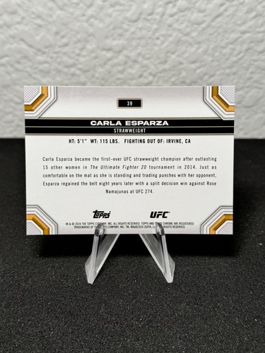 Réfracteur à prisme base UFC chromé 2024 Topps 1 - 200 - COMPLÉTEZ VOTRE SET - PYC - Photo 43/237