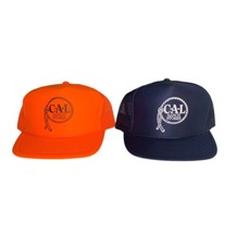 2 Vintage CAL Ranch Stores Rope Hats. Adjustable Snapback. Mesh Trucker. Clean