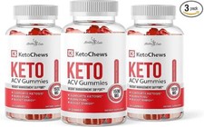 Keto Chews ACV Apple Cider Vinegar Gummies Weight Loss - 1500mg 90-Day Supply 