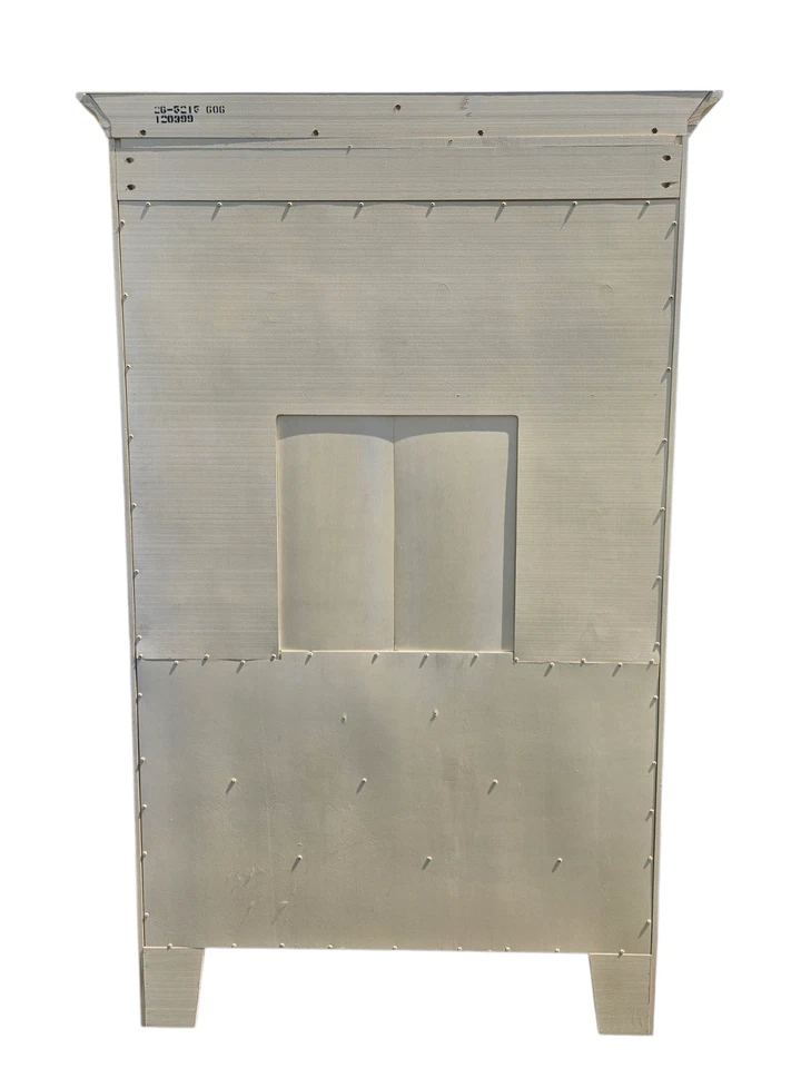 Ethan Allen Paint Decorated Armoire Wardrobe Country French  Cabinet Closet - Image 2 of 4