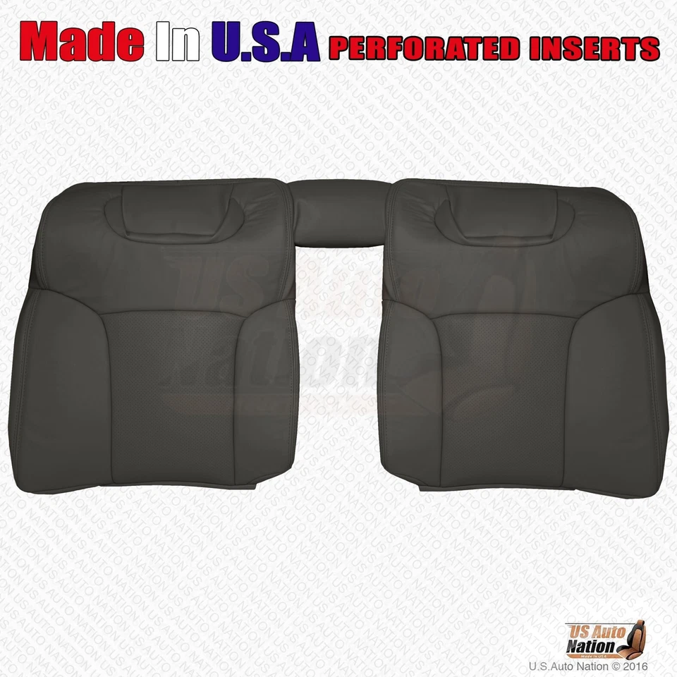Para Lexus GS350 GS450H GS460 2010 2011 banco trasero inferior y superior cubierta de cuero negro Foto 2 de 4