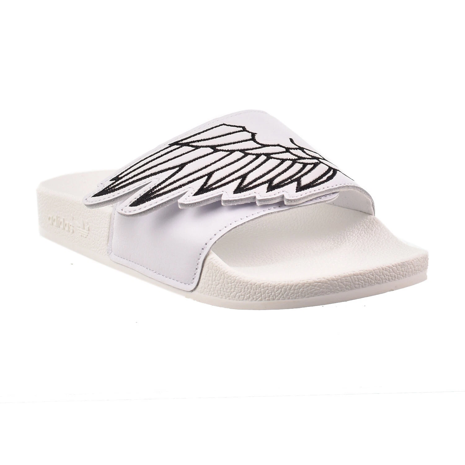 Adidas JS Monogram Adilette Wings Sandali Slide Uomo Bianco Nero GY2505