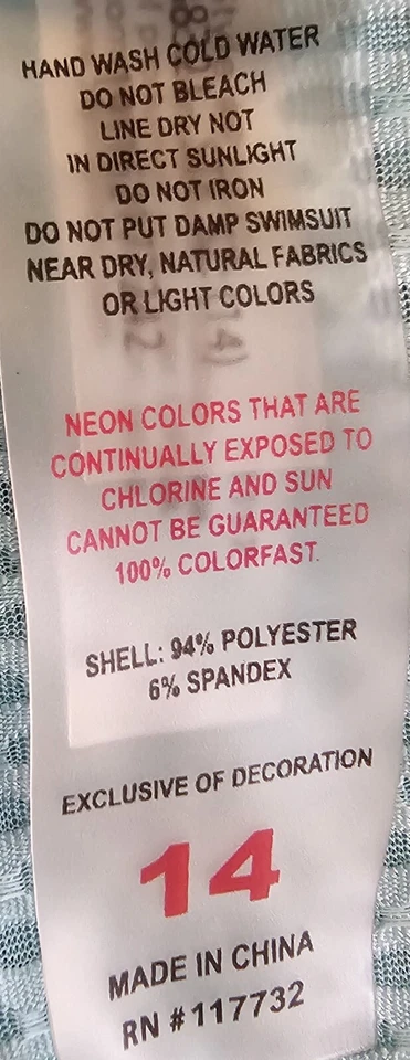 ZeroXposur Womens Swim Skirt Size 14 Bluish Green - Image 3 of 4