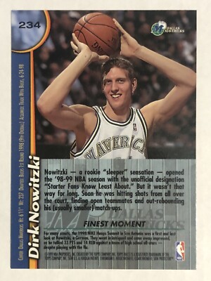 1998-99 Finest Dirk Nowitzki Rookie Card with Coating! Hall