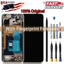 OEM LCD Display Touch Screen Digitizer Assembly Frame For LG V60 ThinQ 5G US