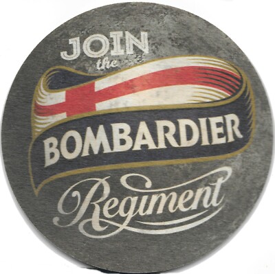 Join The Bombardier Regiment, englischer immer zuverlässiger und verdammter leckerer Bierdeckel