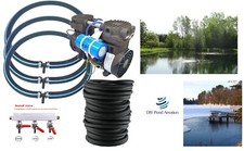 NEW Fish Lake Pond Aeration KIT w/ 3-48" Heavy Duty Diffusers 500' Tube Valve 