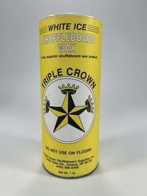 Shuffleboard Wax Triple Crown - White Ice - 1 lb. Shuffle Board