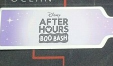 2021 Disney World After Hours Boo Bash Event Wrist Band Wristband Halloween Used