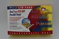 PCI I / O Card Single Fast ECP/EPP Parallel Port SEALED/NEW Cyberparallel