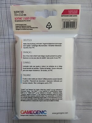 scythe card sleeve sizes Scythe+ Expansions Compatible Sleeve Bundle (8803 X 1 + 8808 X 1 + 8813 X 2) main image 0