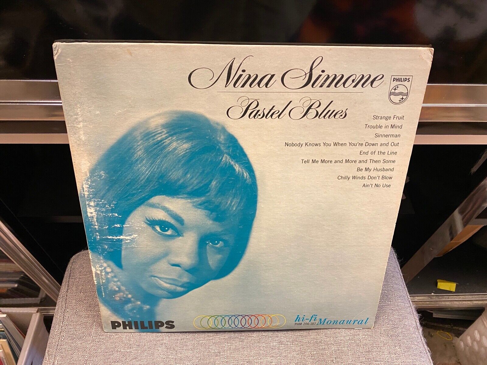 Nina Simone Pastel Blues LP Philips 1965 MONO gold label DJ