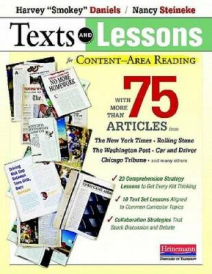 Texts and Lessons for Content-Area Reading: With More Than 75 Articl - VERY GOOD