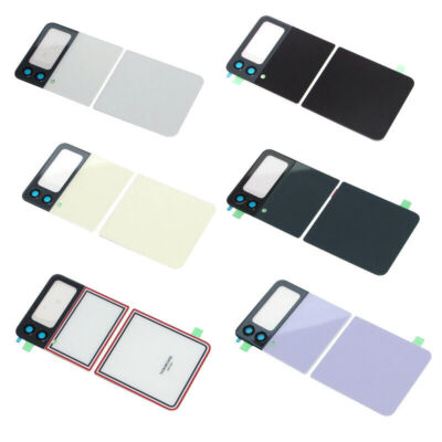 Für Samsung Galaxy Z Flip 3 5G F711 Glass Back Cover Housing Door Battery Cover