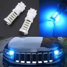 2pcs Ice Blue 92-4014-smd Led Drl Daytime Running Light Bulb 3157 3156 4114 4157
