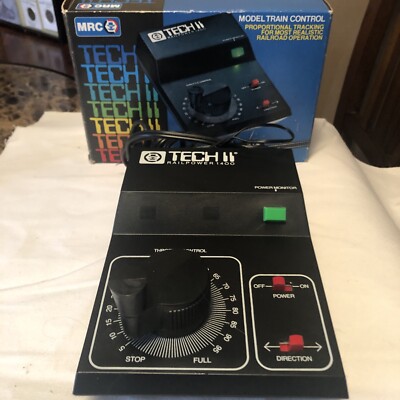 Vintage MRC Tech II Model Train Control- Rail Power 1400  with Original Box