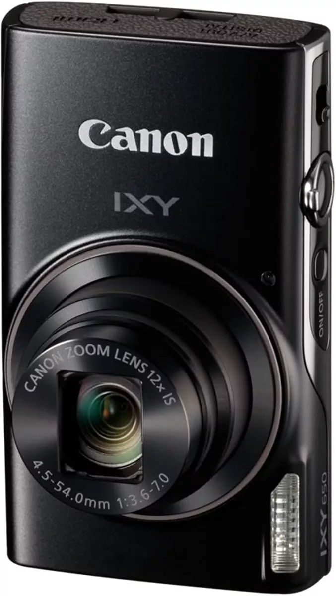 USED Canon IXY 650 Black 12x optical zoom/Wi-Fi IXY650BK IXY650(BK