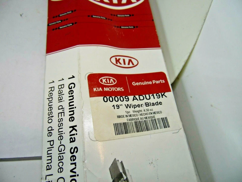 00009ADU19K Limpiaparabrisas Derecho 19" Para 00-04 Spectra, 94-99 Sephia Foto 3 de 4