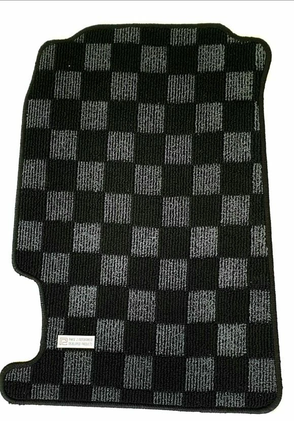 Alfombrillas P2M Bandera a Cuadros Carrera para Honda Civic Del Sol 92-94 Nuevas Foto 2 de 3