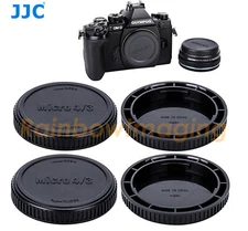 2 x JJC L-R7 Lens Rear Cap Body Caps Micro 4/3 M43 Panasonic G5 G7 G9 GH4 GH5