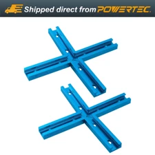 POWERTEC 71698 T Track Intersection Kit, 2PK