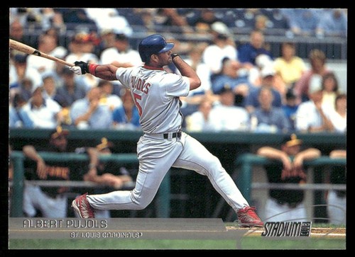 Albert Pujols #65 card from 2003 Stadium Club