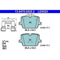 ATE 13.0470-5525.2 Bremsbelagsatz FüR BMW Toyota 3 4 Z4 2 I4 Supra G20 G80 G28