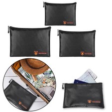 Fireproof Document Bag Waterproof Safe Cash Box Document File Pouch Safely Store