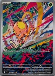 Toedscool 201/198 Illustration Rare Scarlet & Violet Base Set