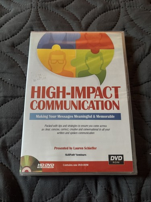 #ad #ad NEW SEALED High Impact Communications DVD ROM Lauren Schieffer Skillpath Seminar $13.00