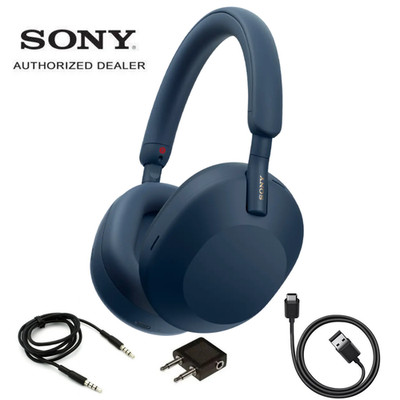 Genuine Sony WH-1000XM5 Wireless Noise Canceling Headphones - Navy READ DESC R