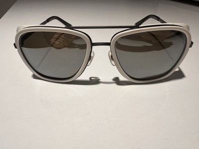 Brand New Matsuda Sunglasses M3023 Ti-P MBK-MWT 57-16-145 Made In Japan 