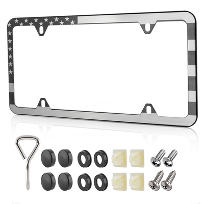 #ad American Flag License Plate Frame Holder Anti rust for Subaru Forester Outback $9.99