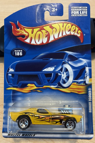 2001 Hot Wheels Rodger Dodger Collector No. #186