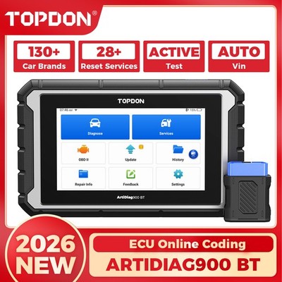 Upgraded 2026 Model ! TOPDON AD900 BT Bidirectional OBD2 Scanner All System ECU 