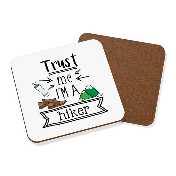 Trust Me I'm A Hiker Untersetzer GeträNke Camper Wandern Worlds Best Toll-image