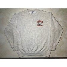 Vintage University of Georgia UGA Lee Heavyweight Gym Dogs Sweatshirt L USA Made