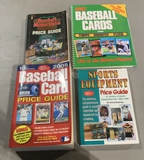 Lot Of 4 Baseball Books. 1987 Baseball Cards, 2005 Baseball Card Price Guide Etc