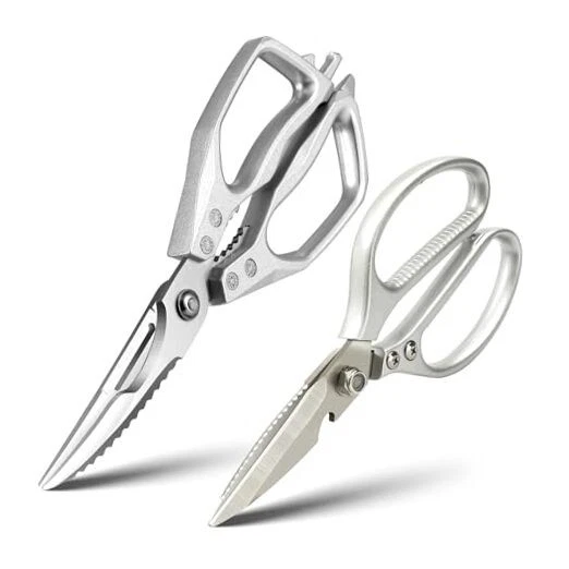 2PCS Kitchen Shears Set, Kitchen Scissors for Food, Come Apart Kitchen Shears 1
