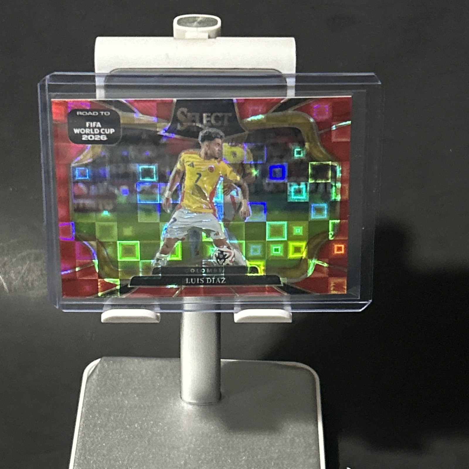 2025-26 Select Road to World Cup LUIS DIAZ Field Level Red Pandora #237