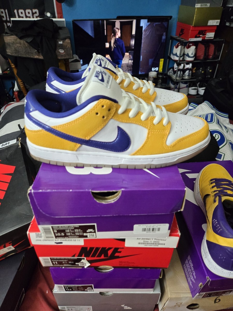 Nike SB Dunk Low ProBQ6817 800 Laser Orange Men's Size 9 Pre-Owned