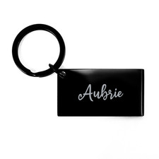 Aubrie Keychain      Personalized Keychain for Women      Custom Name Gift