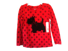 Girls Black Dog Scooter Set Size 4 - 4T NEW