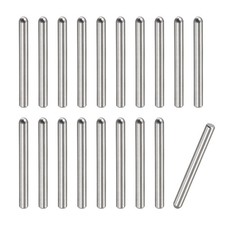 2x25mm Dowel Pins, 20pcs Round Head Flat Chamfered End Dowel Pin