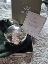 2011 WALLACE SILVER PLATE SLEIGH BELL