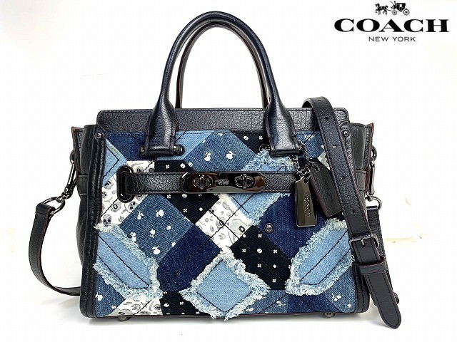 beautiful  COACH Swagger Quilt Patchwork Leather … - image 1