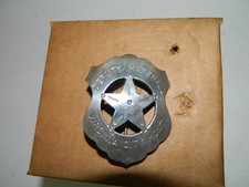 Original Deputy Marshall Virginia City, Mont. Badge Coin Silver 2-1/2" x 2"