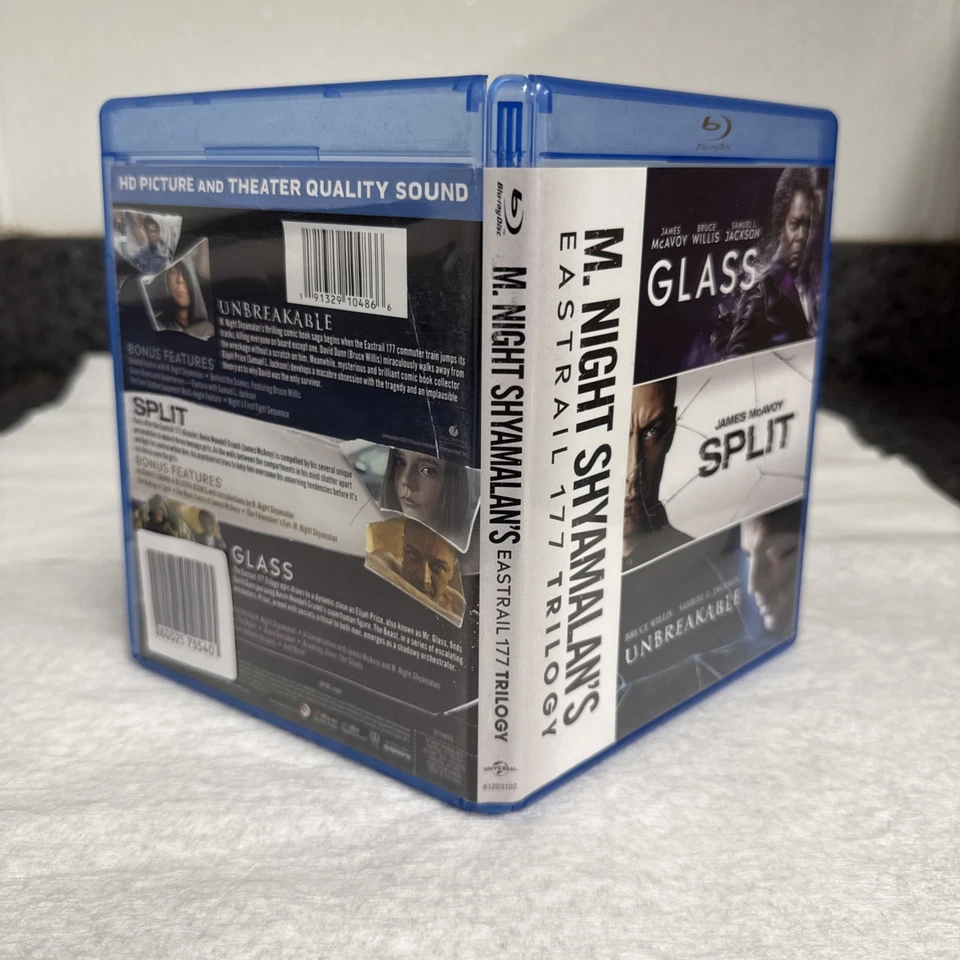 M. Night Shyamalan's Eastrail 177 Trilogy (3 Blu-ray Set, 2019) OOP Glass Split - Image 2 of 4